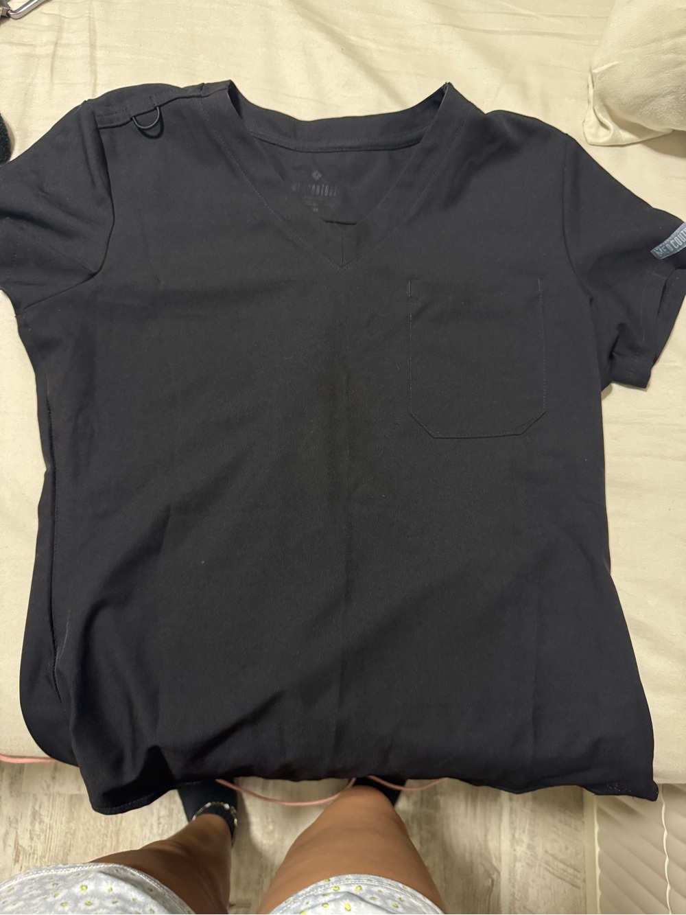 MEDCOUTURE black scrub top
